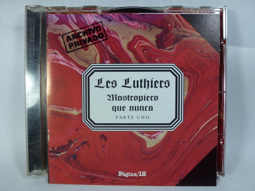 Les Luthiers Archivo Privado Audio Cd En Caballito* (Usado)