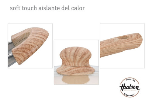 Imagen 5 de 10 de Set De Cocina Hudson Gris Con Antiadherente 7 Piezas