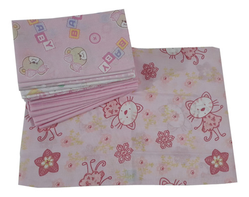 Kit 8 Fronha De Bebe Para Travesseiro Feminino 28x40cm