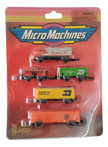 Tren Micro Machines  5 Piezas