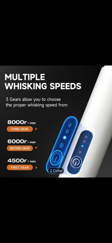 Agitador De Leche Recargable Por Usb