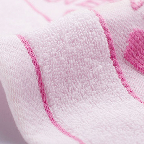 1 Toalla Facial Con Mezclas De Algodón, Estampado De Colores