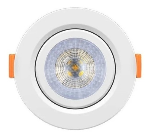 Spot Led Elgin Luminária Mr16 5w 6500k Direcionável Redondo Cor Branco Bivolt