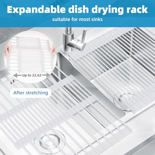 Escurridor De Platos De Silicona Que Se Enrolla Sobre El Fr