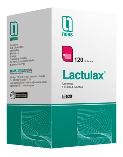 Lactulax® Solución 120ml (lactulosa) | Laxante Osmótico