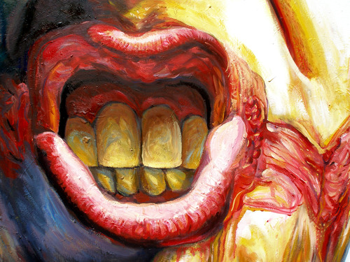 Pintura: Show Time! . La Rocca. Arte Microconceptual.