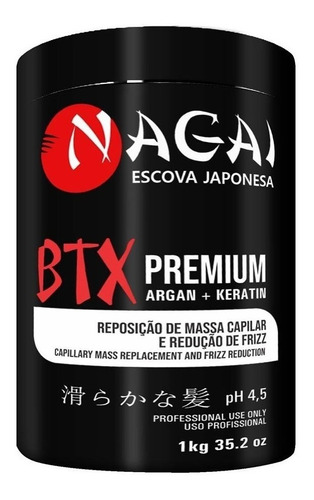  Btox Nagai Reposiçao De Massa Capilar Professional