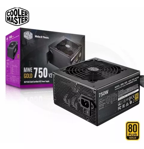 Fonte de Alimentação Cooler Master MWE V2 750W ATX / Modular / 80