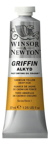 Oleo Griffin Winsor & Newton 37ml - Óleo Tono Amarillo Oscuro Cadmio