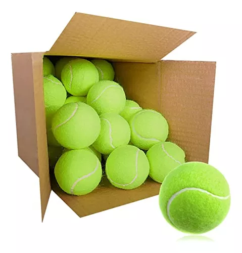 Pelota de tenis, paquete de 15 pelotas de tenis de entrenamiento de  presión, pelotas de práctica para principiantes y principiantes, pelotas de  tenis