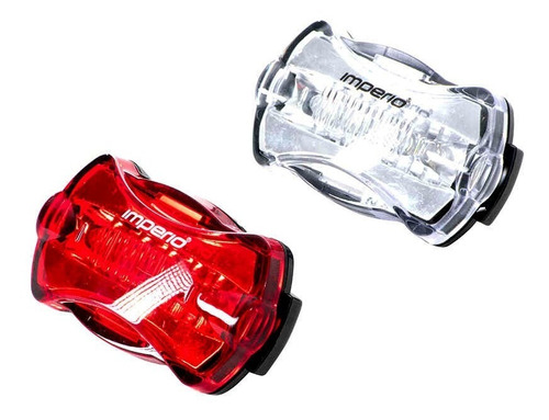 Luz Delantera Y Trasera Blanca Y Roja Jy-004 Para Bicicleta