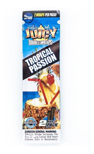 Imagen 1 de 4 de Papel Para Armar Juicy Double Wraps Tropical Passion X2