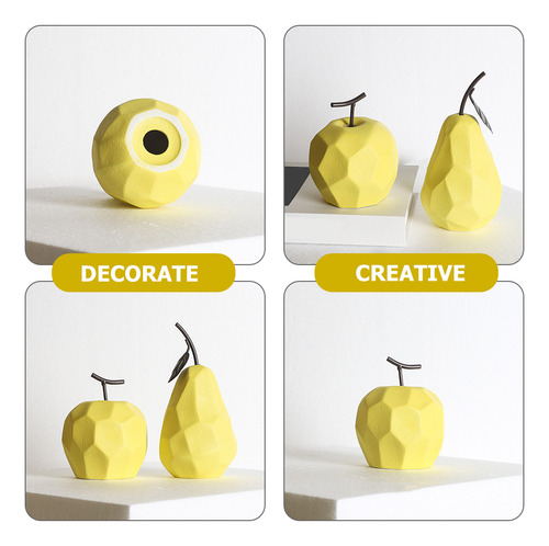 Gabinete De Adornos Decorativos De Frutas Artificiales