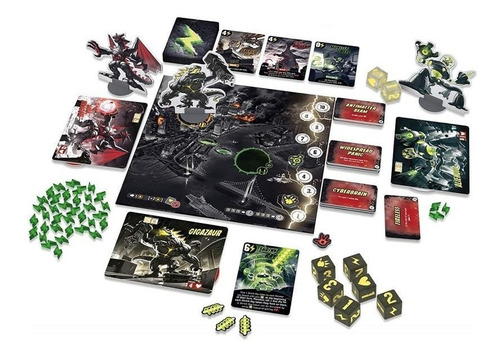 Imagen 2 de 3 de King Of Tokyo: Edición Oscura - Juego De Mesa - Español