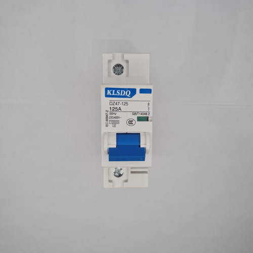 Pastilla Interruptor Termomagnético 125 Amper 1p Vca Riel Di