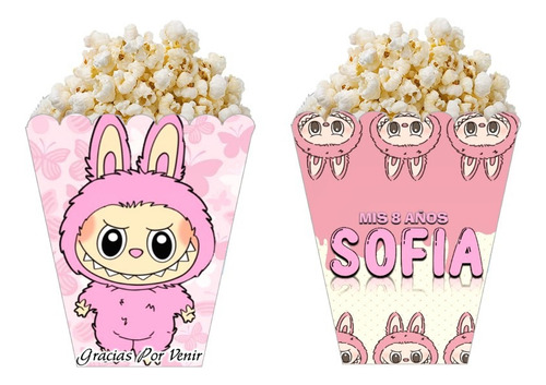 Cajitas Pochocleras Personalizadas, Pack X5 Labubu