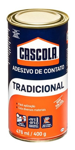 Adesivo De Contato 400g/476ml Tradicional S/ Toluol Cascola