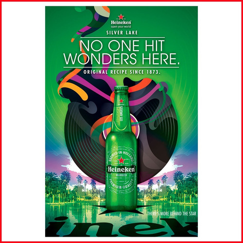 Poster Publicitario Cerveza Heineken Open World 13 - 40x60cm