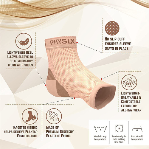 Calcetines Para Fascitis Plantar Con Soporte Para El Arco Pa