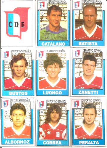 Deportivo Español Futbol 92 1992 Completo 15 Figuritas