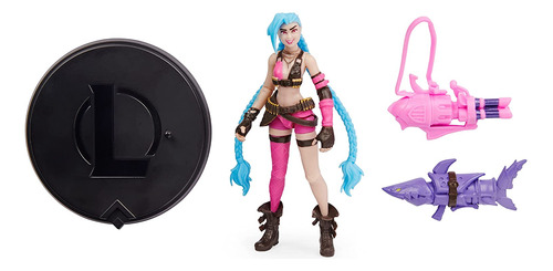 League Of Legends, Figura Coleccionable Oficial De Jinx De 4