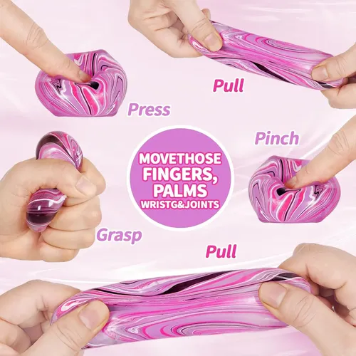 Cubo Antiestrés De Silicona De 5 Cm | Juguete Sensorial Para Aliviar Ansiedad En Niños Y Adultos | Color Rosa