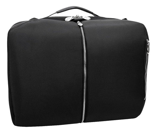 Mcklein East Side Nylon Balístico 1680d Con Ribete De Cuero