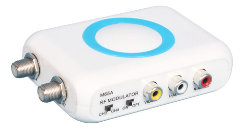 Modulador Rf Adaptador Coaxial Rca Conversor Vhf Cvbs Com En