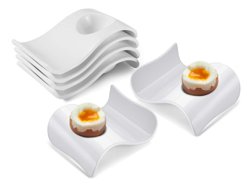 Flexzion Tazas De Huevo Para Huevos Hervidos Suaves, Juego D