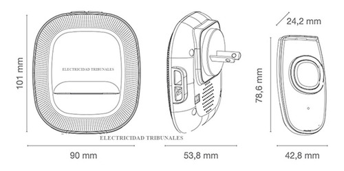 Timbre Inalambrico Exterior Resistente Agua 200m
