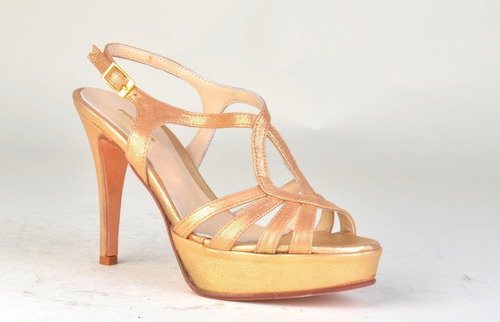 Imagen 2 de 6 de Zapatos Sandalias De Cuero De Mujer - Jacinta - Ferraro