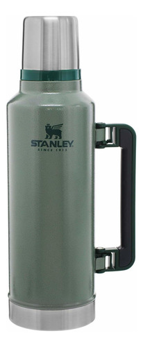 Termo Stanley Classic Legendary Bottle 2.5 QT de acero inoxidable hammertone green