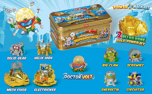 Superzings Series 7 Lata Dorada Exclusiva Figuras Acción