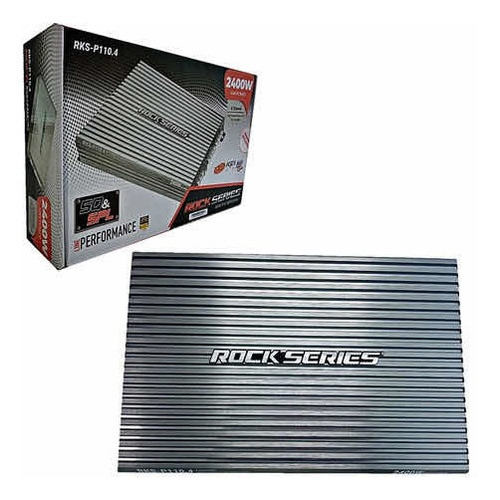 Imagen 1 de 7 de Amplificador Rock Series 4 Canales 2400w Clase Ab Rks-p110.4
