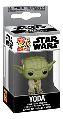 Llavero  Pop: Yoda De Star Wars, Multicolor.