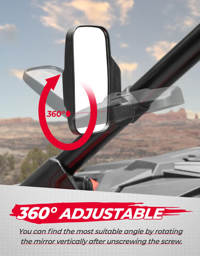 Espejos Utv Espejos Laterales Kemimoto Utv Para Polaris Rzr