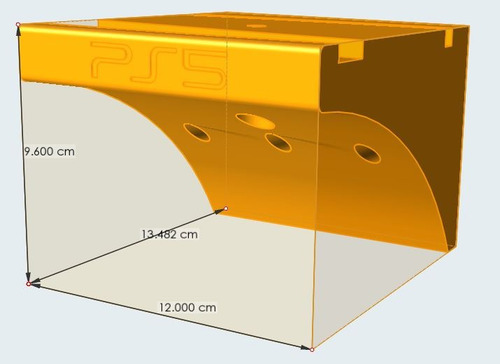 Imagen 6 de 8 de Soporte De Pared Ps5 Orientación Izquierda Ultra Resistente