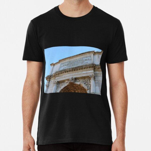 Remera Arco De Tito En Roma Italia Algodon Premium