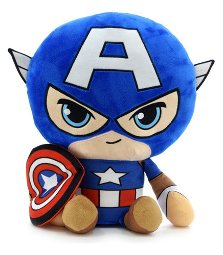 Peluche Capitan América Sentado 40cm - Marvel / Phi Phi Toys