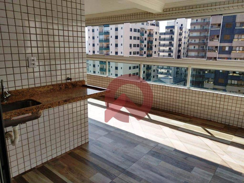 Imagem 8 de 22 de Apartamento Com 2 Dormitórios À Venda, 103 M² Por R$ 450.000,00 - Tupi - Praia Grande/sp - Ap0055