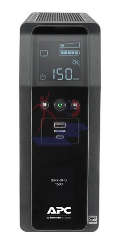 Ups Apc Br1500m2-lm 1500va 900w 10 Tomas Pantalla Lcd 120v