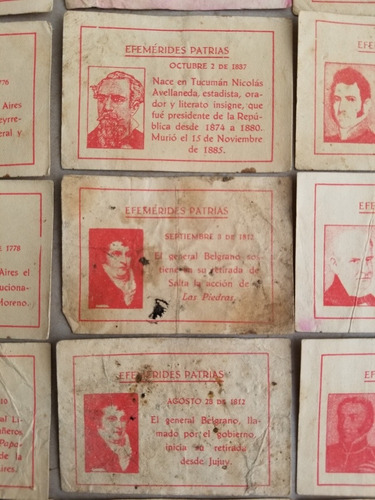 Imagen 4 de 6 de Figuritas Cigarrillos Imparciales Efemérides Patrias. 55270
