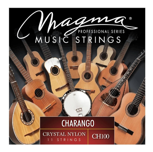 Imagen 1 de 2 de Encordado De Charango Magma Cristal Nylon Profesional Series