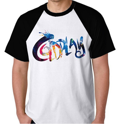 Camiseta Cold Play Raglan Camisa Blusa Coldplay Show Unissex