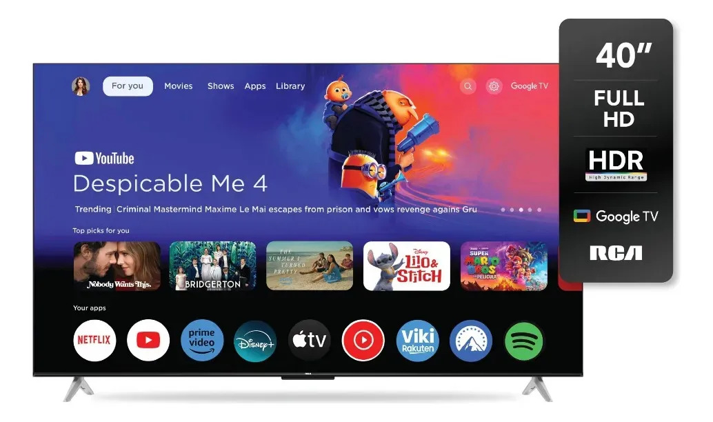 Led Smart Tv 40 Rca C40gl100 Google Fhd