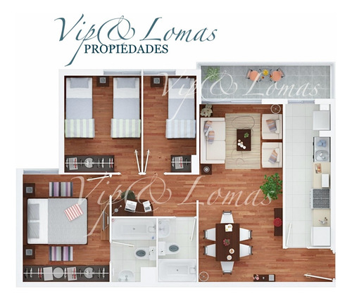 Depto. 3habt+2b+e De 75m2 Lomas De San Sebastián Concepción