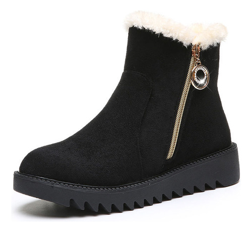 Botas Femininas De Neve Inverno Impermeável