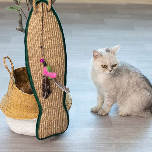 Almohadilla Rascar Gatos Popetpop Rascador Pez Pared Color Al Azar
