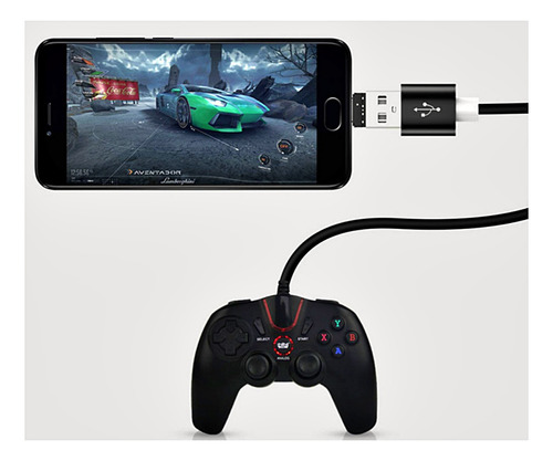 Otg Tipo C Adaptador Otg Para Usb 2.0 Plateado