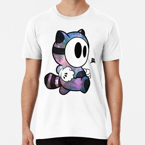 Remera Camiseta Shyguy Raccoon Galaxy Algodon Premium